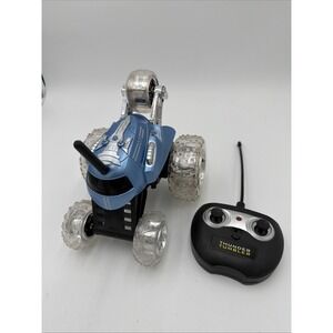 Thunder Tumbler Remote Control Car Light Blue  27 MHz Tested Works Model 1014812